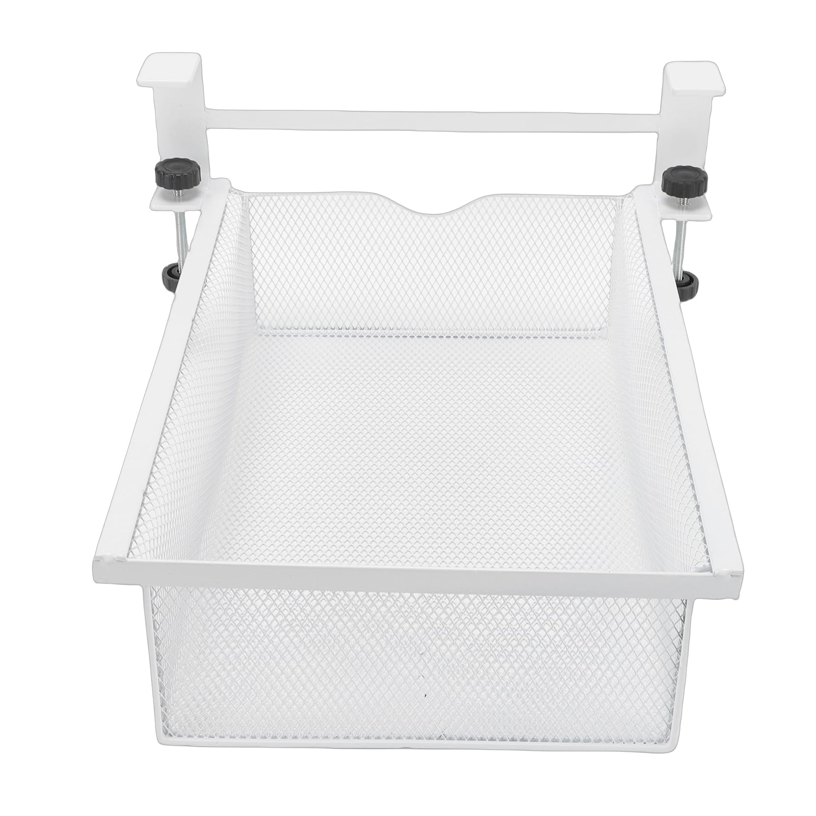 Organisateur de tiroir sous le bureau sans perçage en métal sous la table étagère de rangement plateau panier organisateur maison lieu de travail armoire petite sans