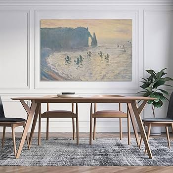 Amazon.co.jp: クロード・モネ『エトルタの断崖、1886年