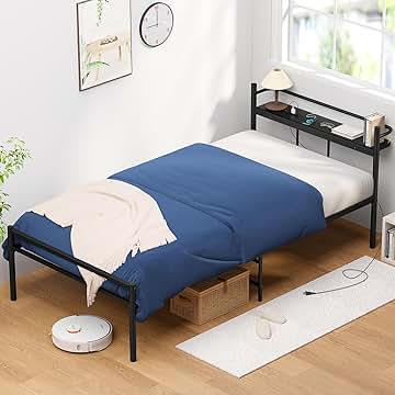 Amazon.co.jp: コンセント付きシングルベッド