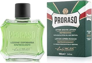 Proraso Refreshing After Shave Lotion Eucalyptus & Menthol - Premium Italian Splash for All Beard Types 3.4oz