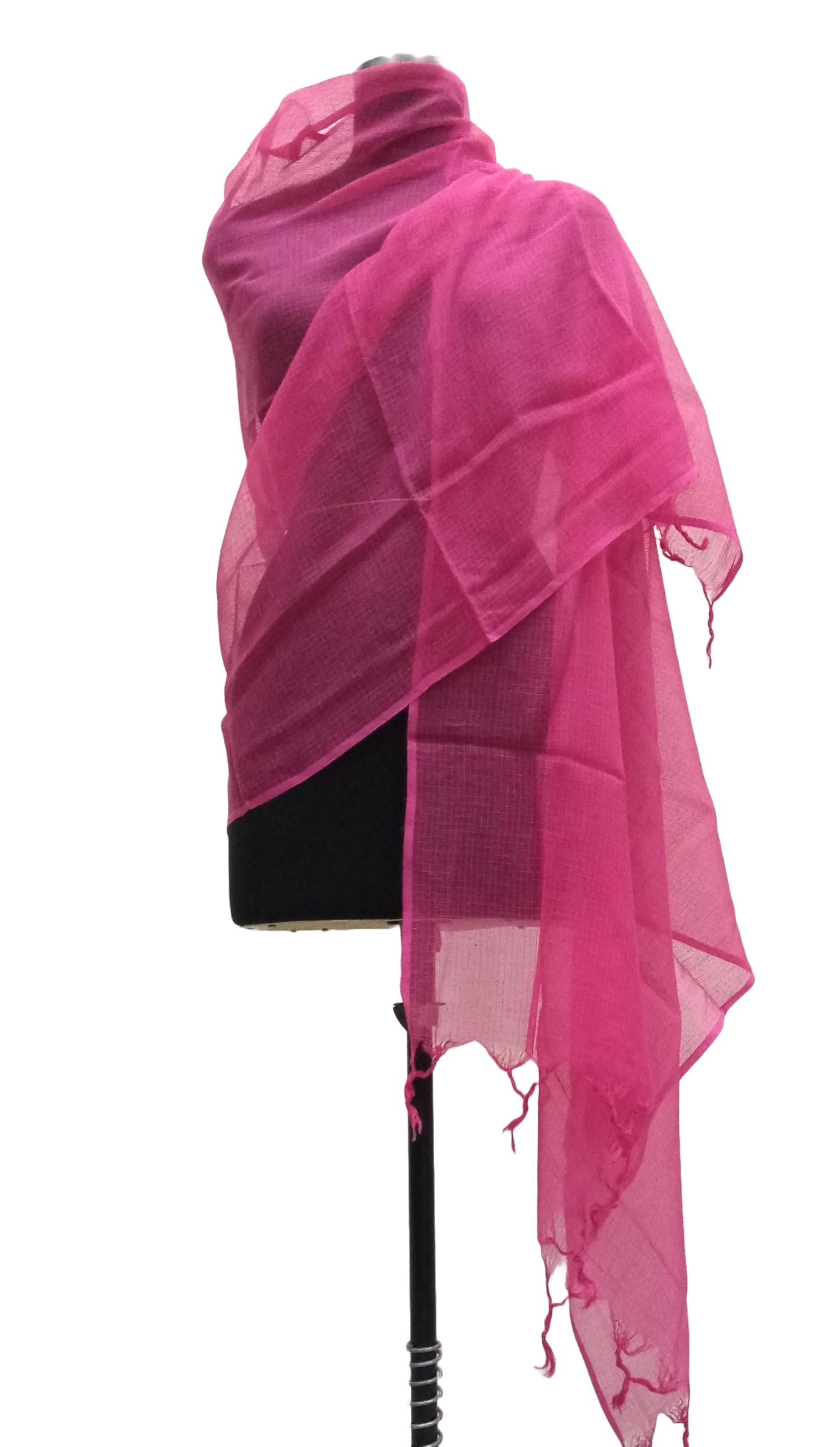 colovila Women Kota Doria Cotton Plain Full Length Dupatta - Soft, Light Weight and Transparent-picture-13