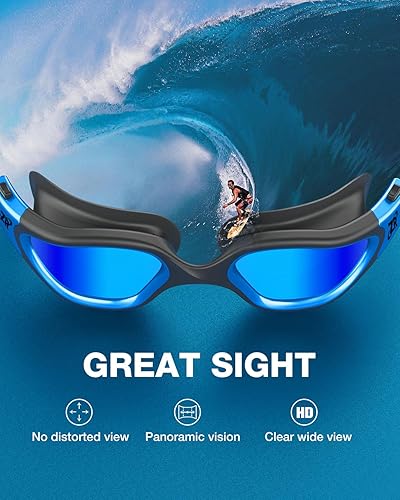 Miniatura 4 de ZIONOR G1 MAX - Gafas de natación polarizadas antivaho para hombres y mujeres