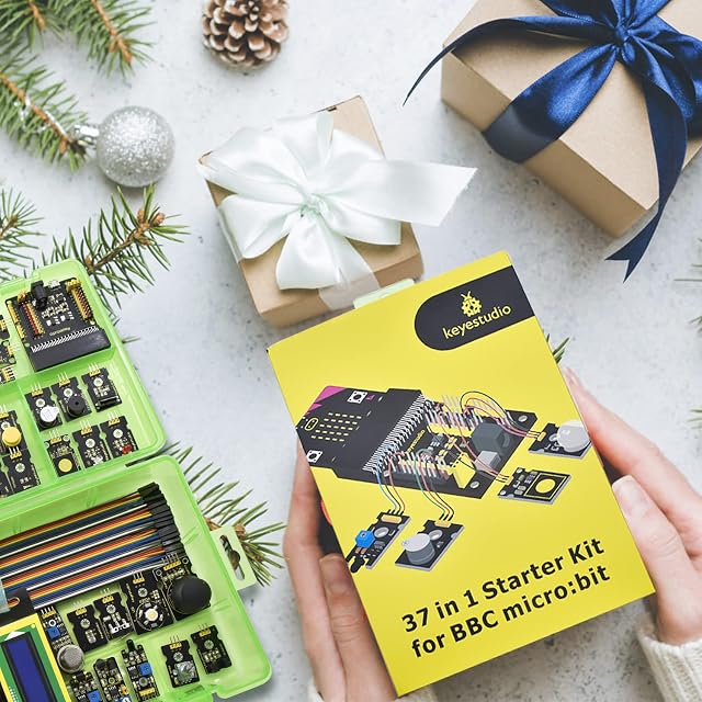Foto 6 de 6 de KEYESTUDIO BBC Micro:bit 37 In 1 Starter Kit with Tutorial for Early Stem Education for Beginners and Kids…