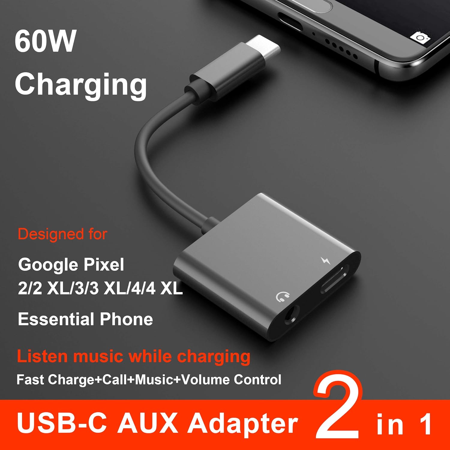 70% оƒƒ Dіѕсоunt USB C to 3.5mm Headphone Jack Adapter,60w Fast Charge,ivoros Type-C Audio Earphone Aux Converter,Work for iPad Pro/Air 4/mini6,Google Pixel 6/5/4/3/2 XL,Samsung Galaxy S21/S20/Ultra/Note 20/10+Plus