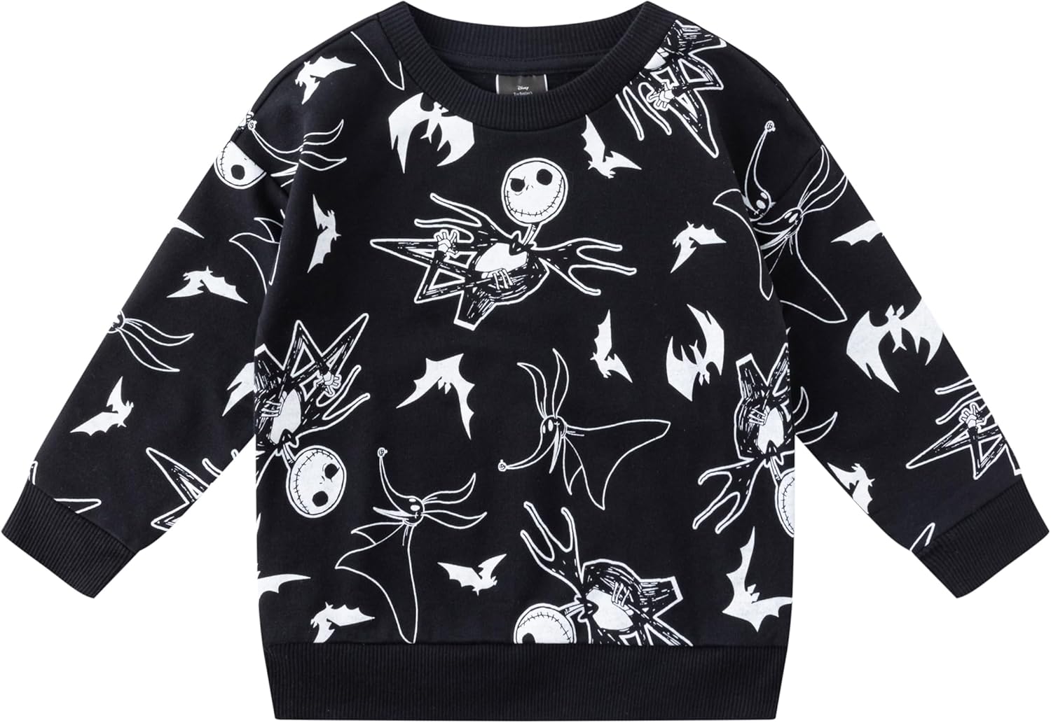 Disney Nightmare Before Christmas Jack Skellington Boys Fleece Sweatshirt and Pants Set for Toddler and Big Kids - Image 2