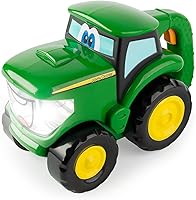 Vista 1 de TOMY John Deere Johnny Tractor Toy Flashlight - 2-in-1 Kids Flashlight and Toy Tractor with Free Rolling Wheels - Officially Licensed John Deere