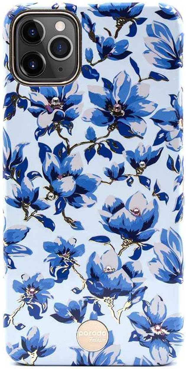 PorodoFashion Flower Case Compatible for iPhone 11 Pro Max (6.5") Durable Lightweight Floral Case | Easy Snap-on | Trendy Design | Shock & Drop Protection Back Cover - Design 8