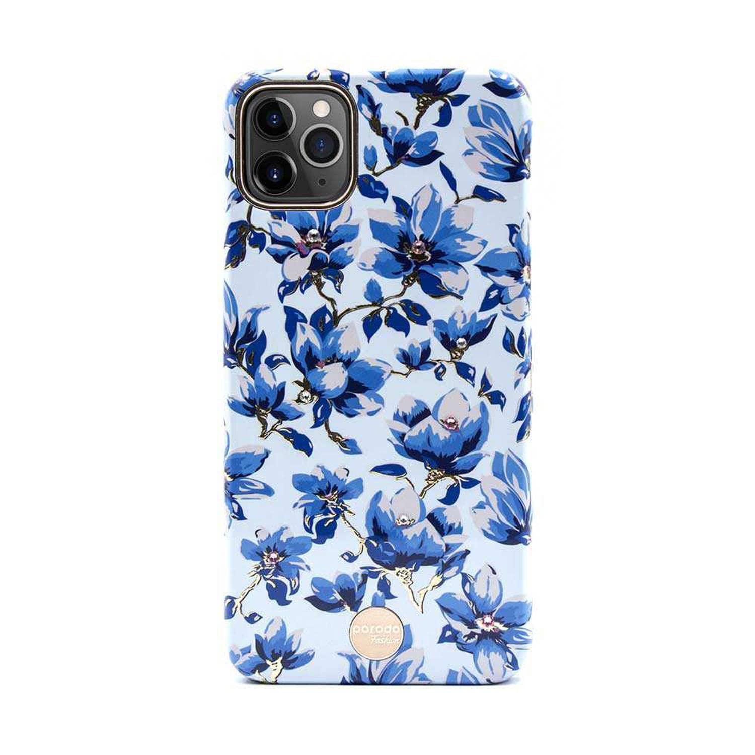 PorodoFashion Flower Case Compatible for iPhone 11 Pro Max (6.5") Durable Lightweight Floral Case | Easy Snap-on | Trendy Design | Shock & Drop Protection Back Cover - Design 8