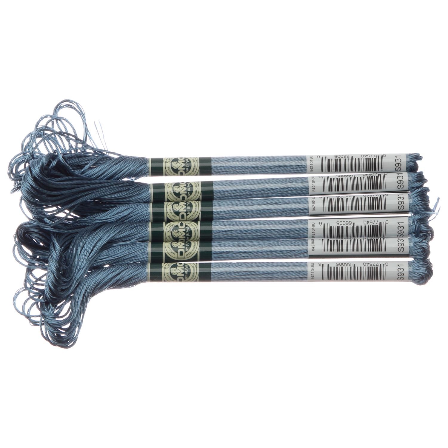 DMC Fil à broder S0931 bleu un éclat satiné d'exception pour ouvrages d'art