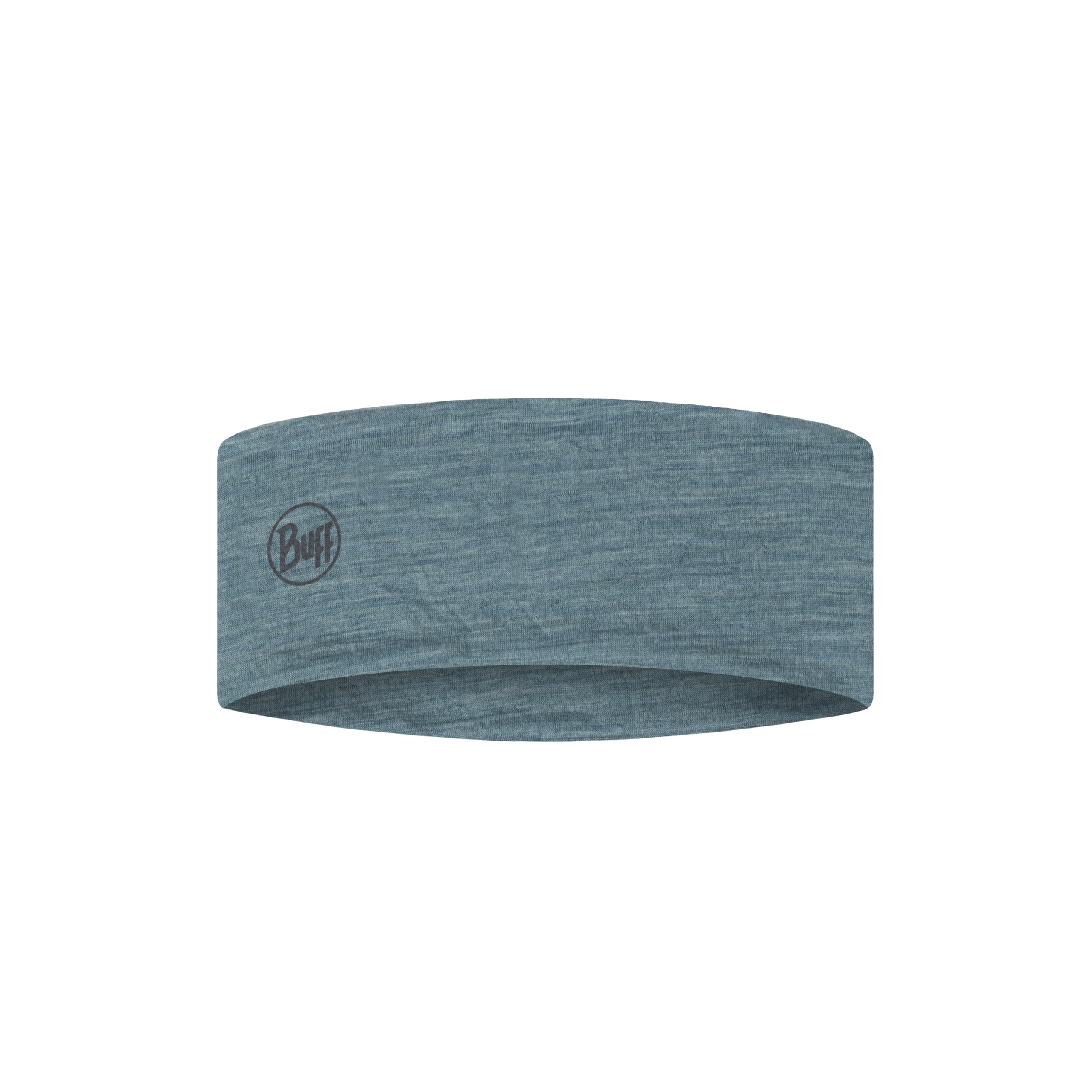 BUFF®| Headband LW Merino Wool Headband Man Women Adult Temperature Regulating, 100% Merino Wool, Open Air, Sustainable, Lightweight, Comfort, One size, Blue