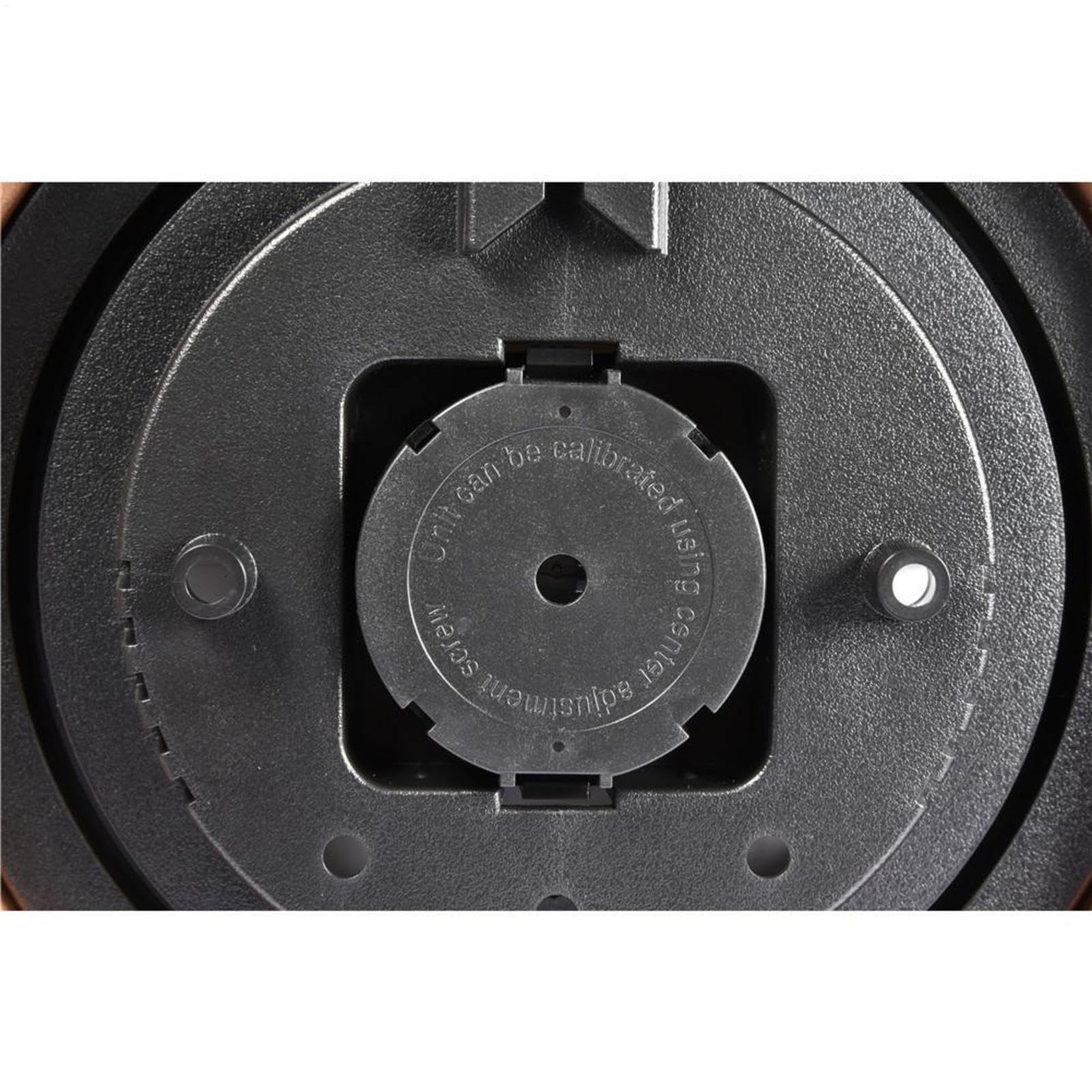 Igrometro – Struttura in ferro da 20 cm, misuratore di temperatura e | umidità, strumento per interni ed esterni, per montaggio a parete, quadrante europeo