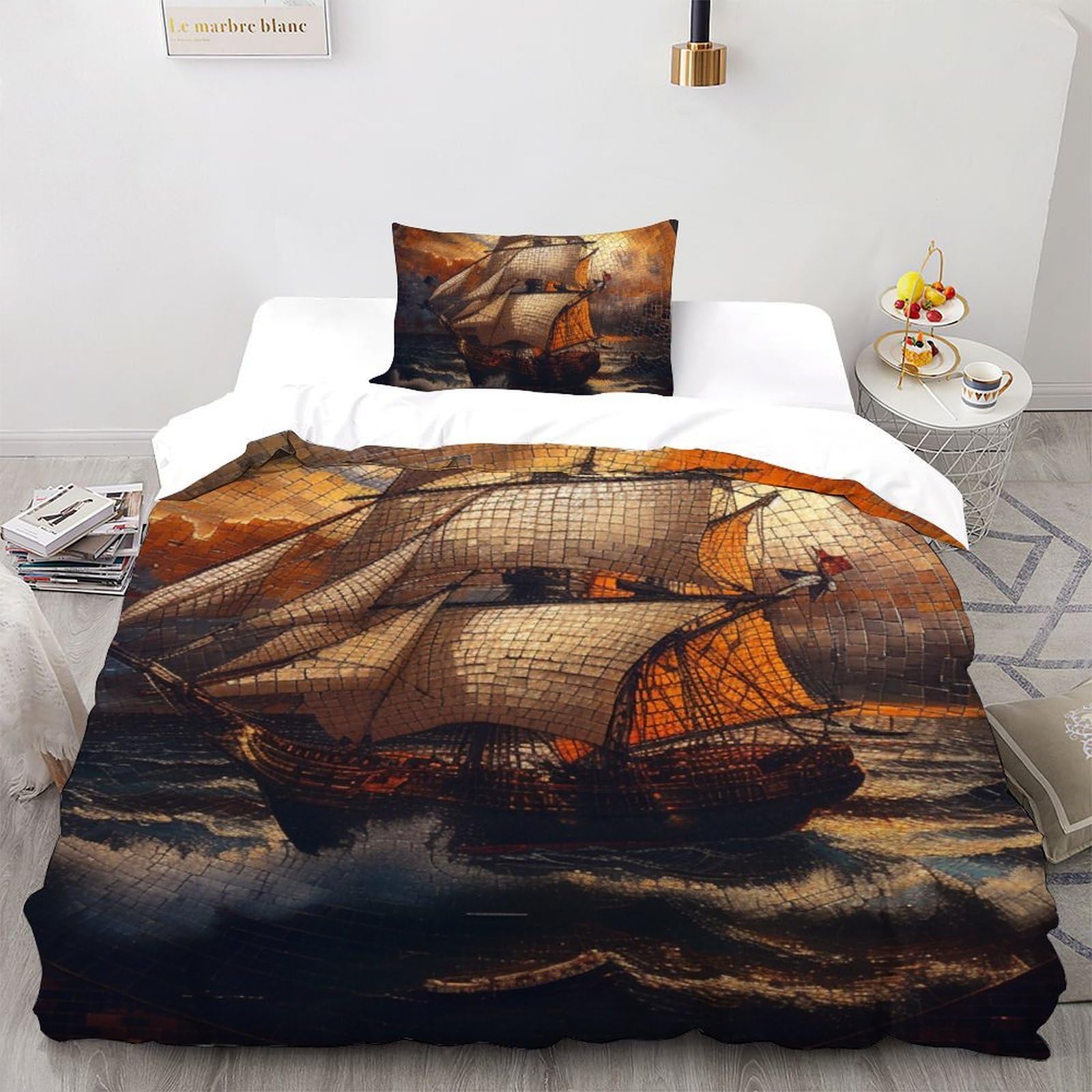 Housses de couette 3D enfants douce lit simple 135x200 cm