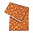 Bumkins Baby Splat Mat for Under High Chair, Babies Toddlers Eating Mess Mat, Waterproof Reusable Cloth for Arts and Crafts, Playtime Mat for Kids, Floors or Tables, Fabric 42inx42in, Boho Orange