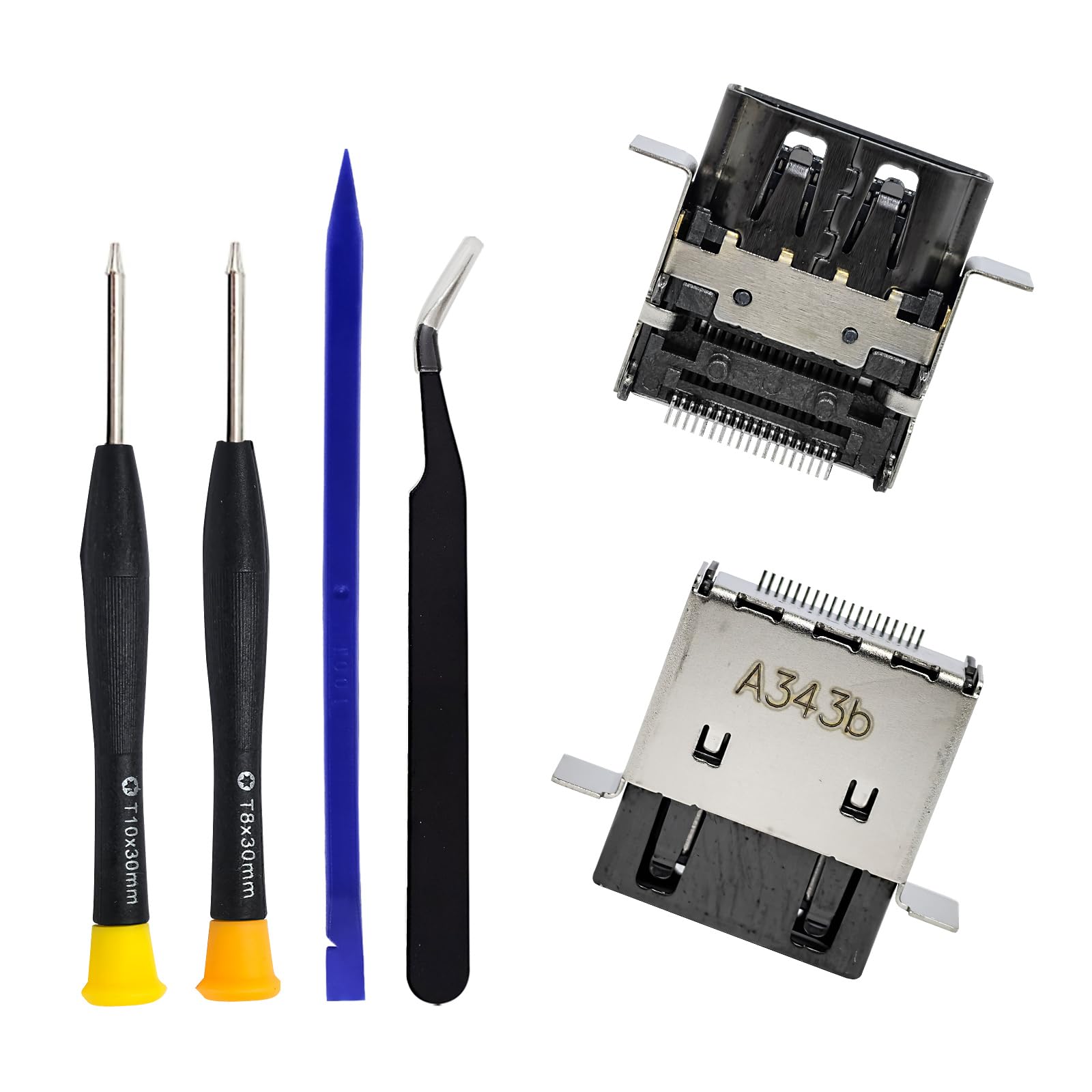 1x Eaglewireless HDMI Port Replacement for Xbox Series X, Display Socket Jack Connector Repair for XSX Console, M1087810+Tools