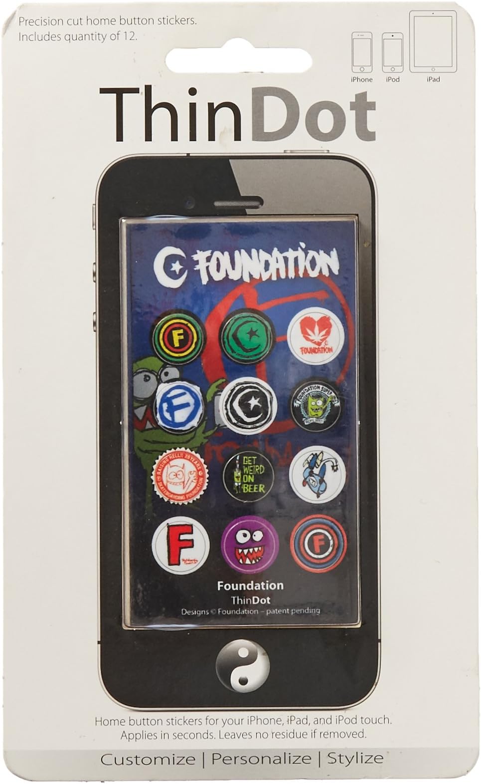 Home Button Stickers for iPod/iPhone/iPad - Foundation