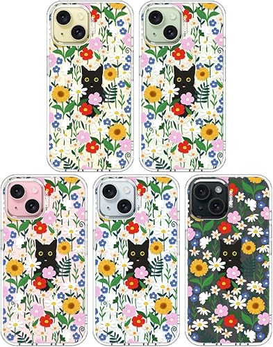 Miniatura 3 de MOSNOVO Buffertech - Funda compatible con iPhone 15 Plus, impacto de caída de 6.6 pies, tecnología antidesprendimiento, funda transparente de