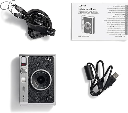 Miniatura 7 de Fujifilm Instax Mini EVO - Cámara instantánea Negro -,(BK) con 2 paquetes individuales,(BK) con 4 paquetes individuales,(BR) con 3 paquetes