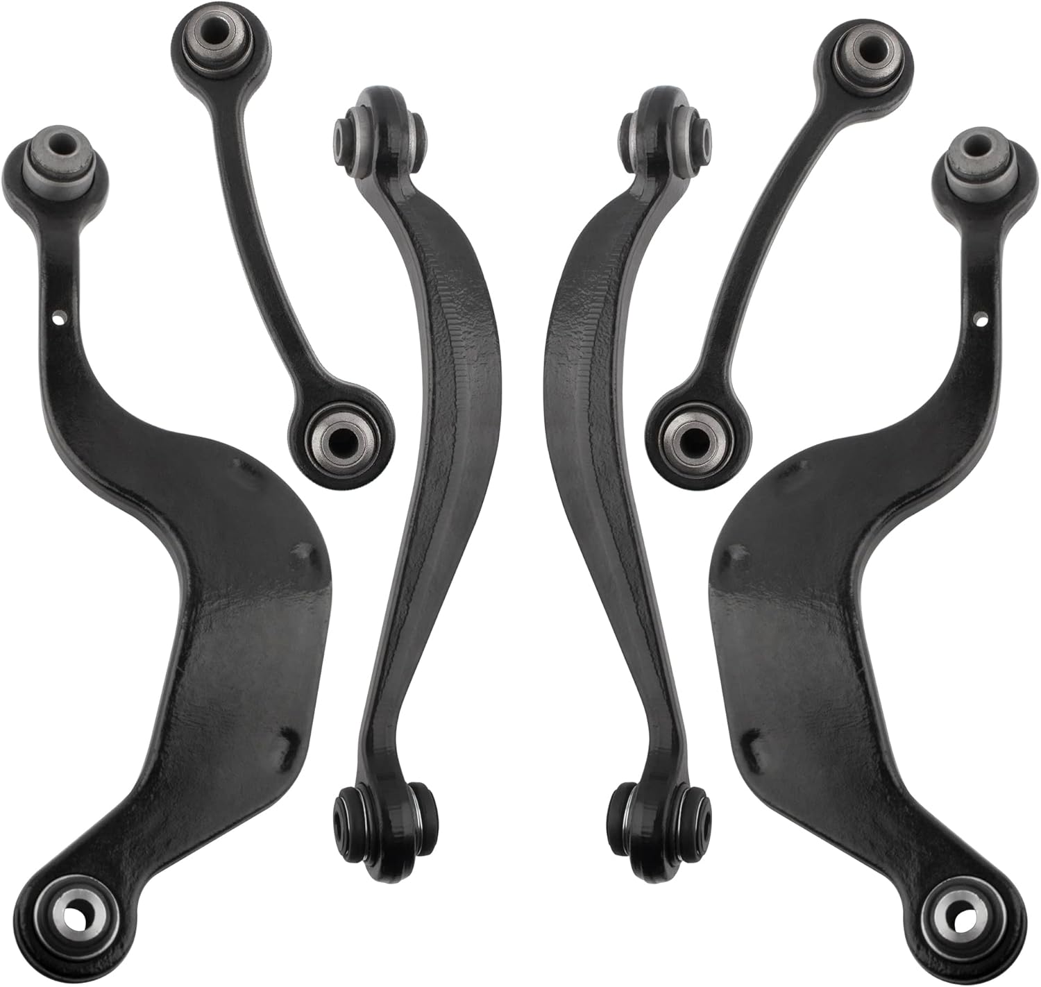 BOXI 6pcs Rear Upper Control Arms for Buick Enclave 2008-2017 / Chevy Traverse 2009-2017 / for GMC Acadia 2007-2016 Acadia Limited 2017 / for Saturn Outlook 2007-2010 | K641887 K641644 K641643 K641781