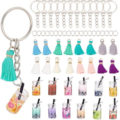 DIY Milk Tea Keychain Making Kit