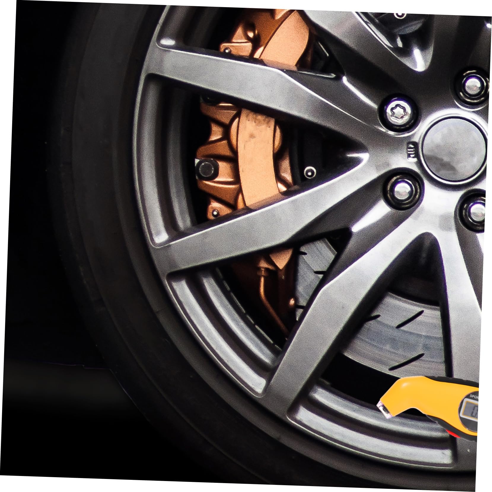 3 Piezas Manómetro de neumáticos de coche supervisión manómetro digital Medidor de presión de neumáticos Probador de presión de neumáticos manómetro de neumáticos para motocicleta