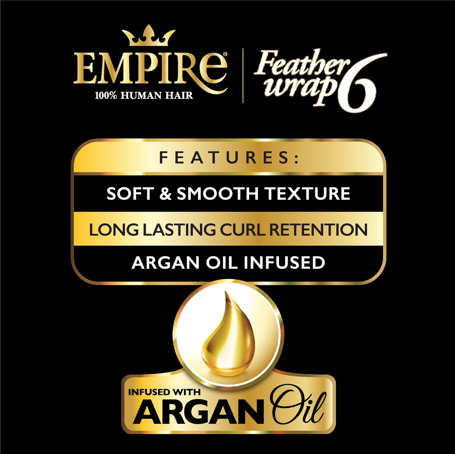 Sensationnel Empire bump weaving hairextension - feather wrap 6 inch human hair short bun weave styling (99J)