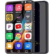 Smart 144GB MP3 Player with Bluetooth and WiFi, 4" Full Touch Screen Music Player with Spotify,Pandora,Amazon Music,Parental Control,Android Mainstrem Media MP4 Music Player for Kids up to 1TB,Black