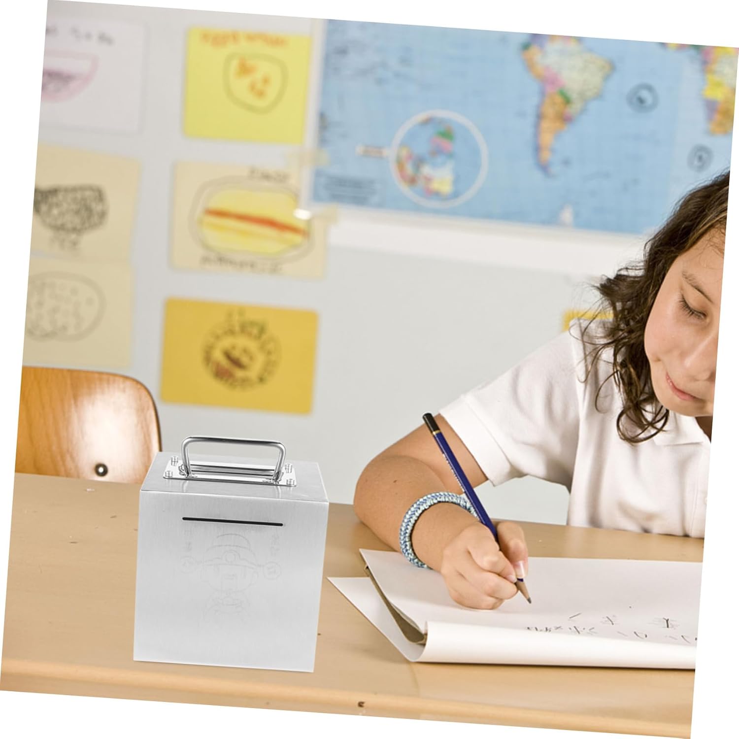 Stainless Steel Unbreakable Piggy Bank for Adults and Boy Girl Money Saving Box Compact Design for Easy Storage Family and Friends