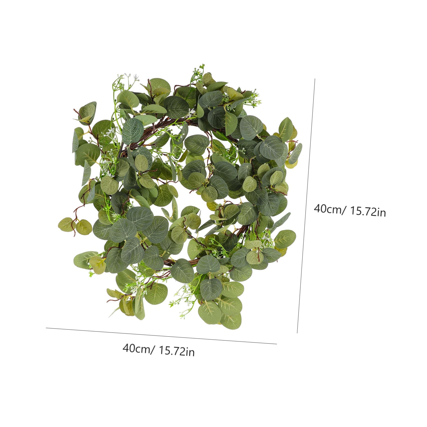 Guirnalda Artificial de Eucalipto Verde para Puerta de Entrada