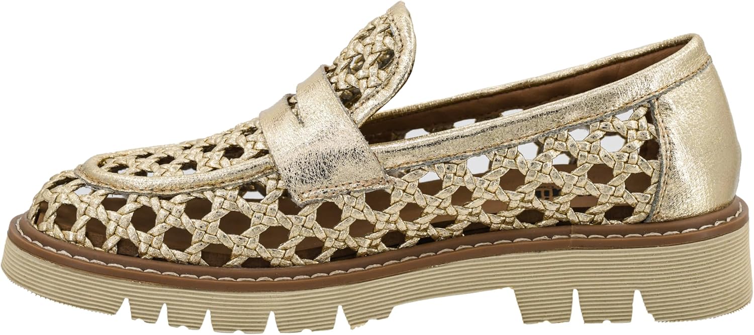 Corkys Footwear Hey Girl Women's So Put Together Loafer – Featuring a 1.5-Inch Heel, a Breathable and Woven Upper, and Corkys Signature EVA Cushioned Insole