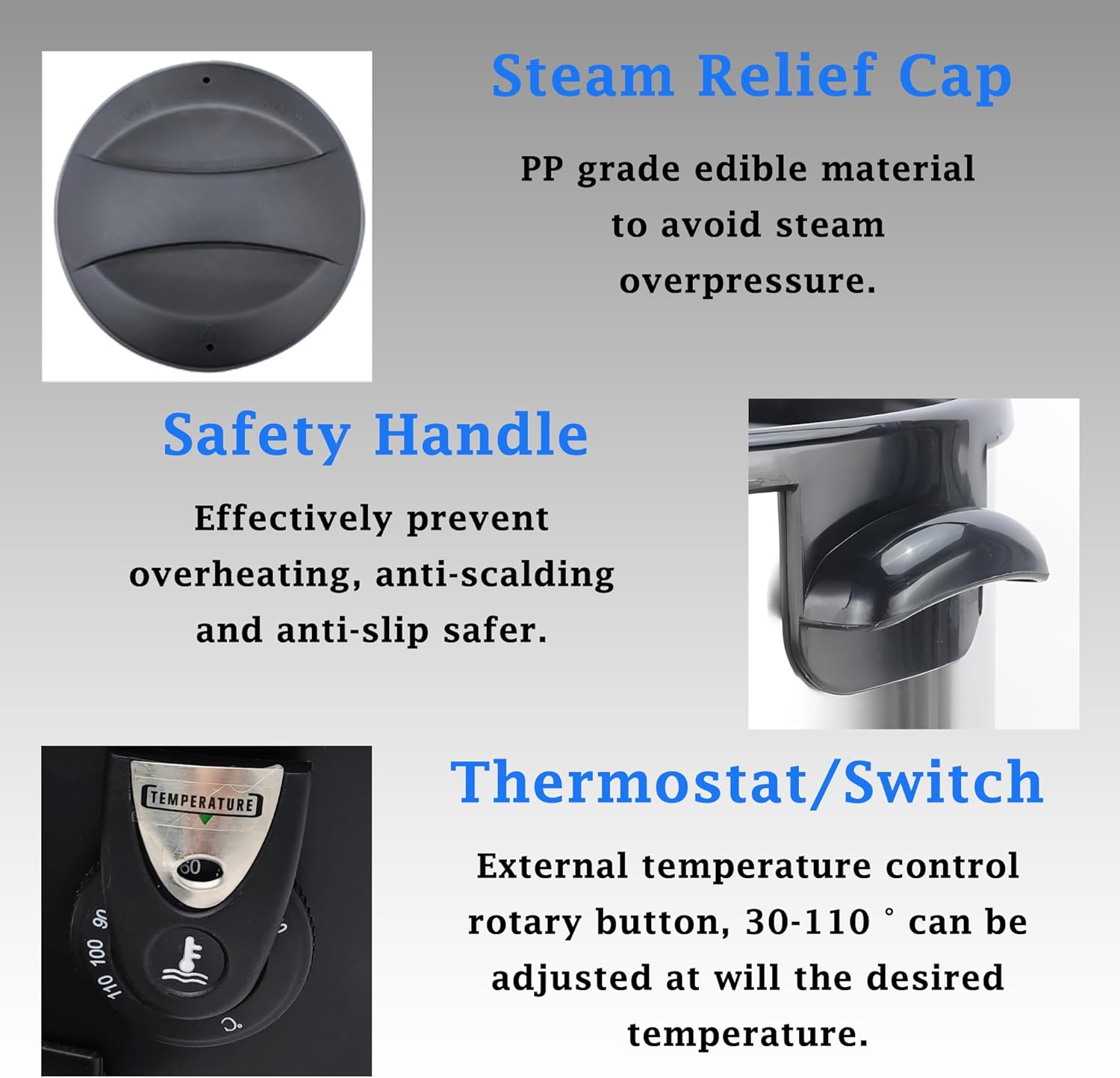 Commercial Electric Kettle Warmer Stainless Steel Hot Water Dispenser Hot Water Boiler And Warmer with Faucet Quick-Temp or Boil for Tea Coffee 1500W 6 Liter Capacity