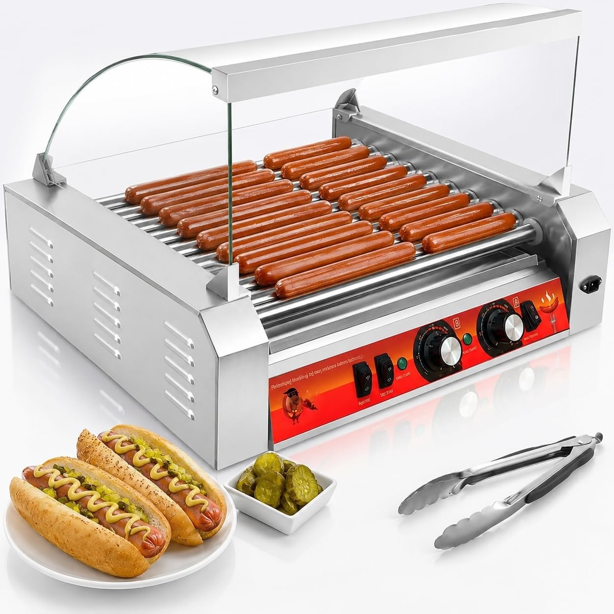 Photo 1 of Vexon Electric Hot Dog Roller - 11 Rollers, 1700W