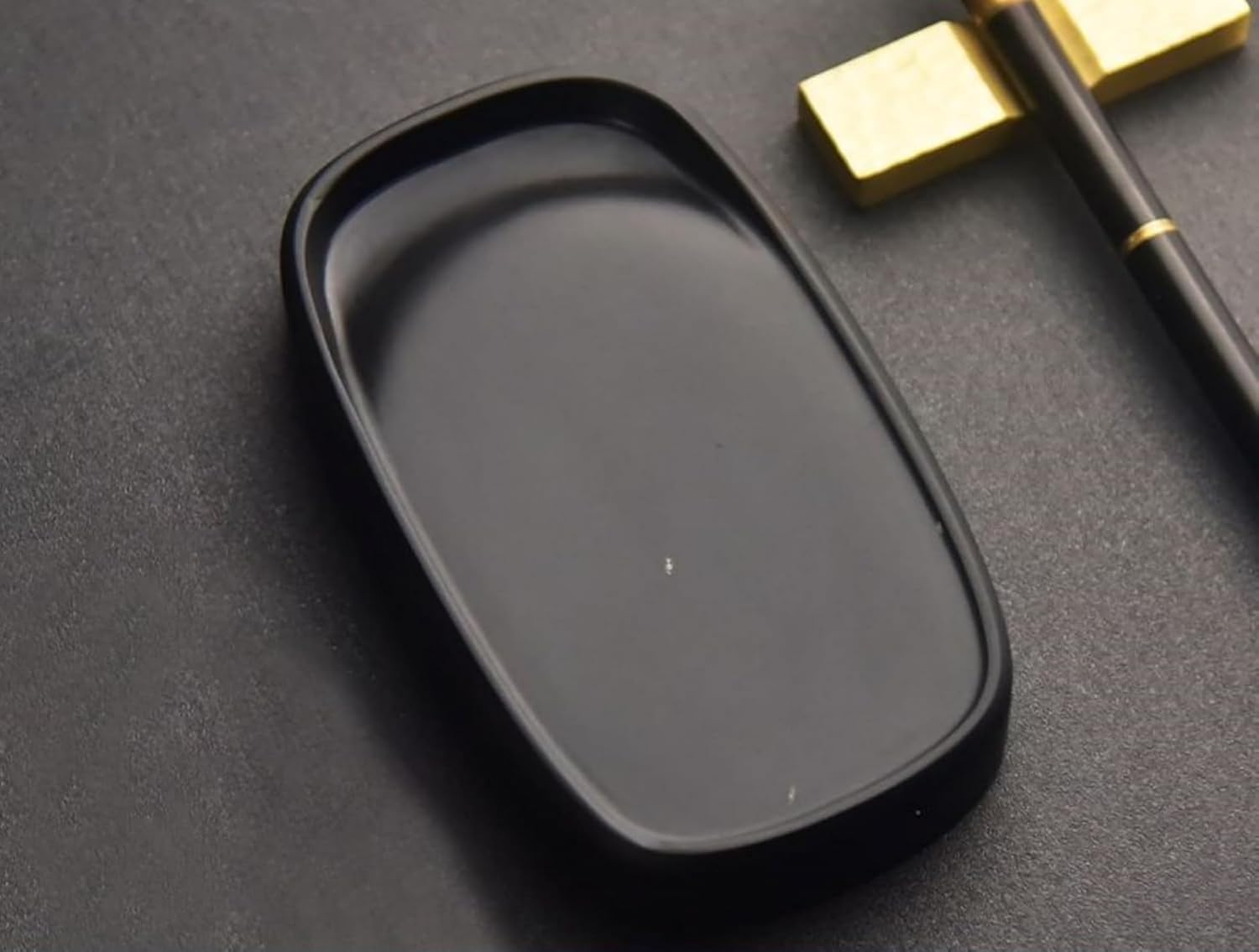 kxptso 硯石 墨池 すずり 書道 天然石 本石 文鎮 唐硯 書道硯 実用硯 書き初め 朱硯 書写 習字 写経 墨汁 墨液 イン