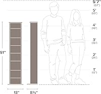 Vista 4 de Prepac - Gabinete de almacenamiento para CDs, Madera