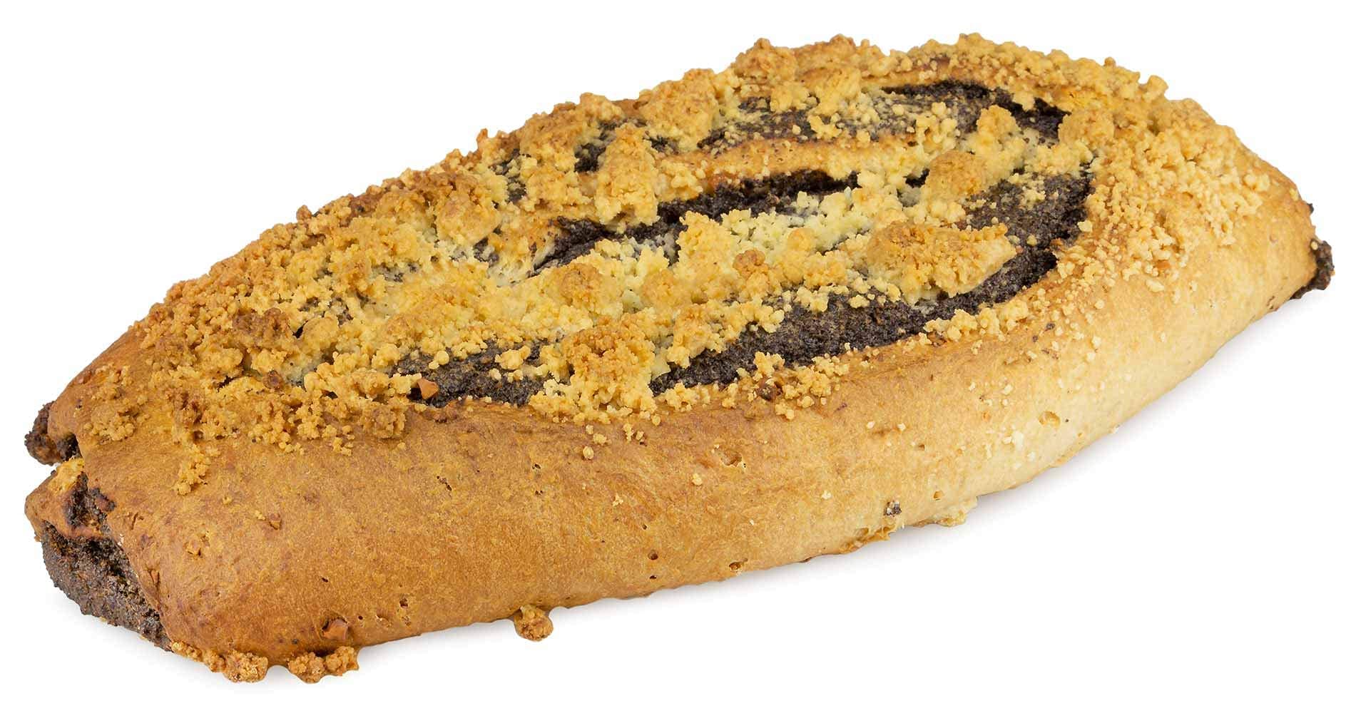 Bio Schlesischer Mohnstollen 800 g mit Dinkel Butterstreusel I ohne Rosinen I ohne Palmöl,