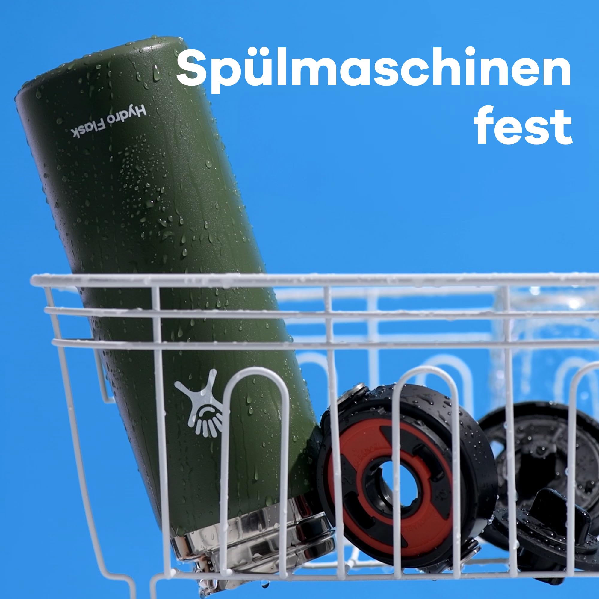 Hydro Flask – Wide Flex Sip Lid Coffee 591 ml (20 oz) – Auslaufsicher, isoliert, passend für Becherhalter – Hält Getränke 24 Std. kalt & 12 Std. heiß - Black