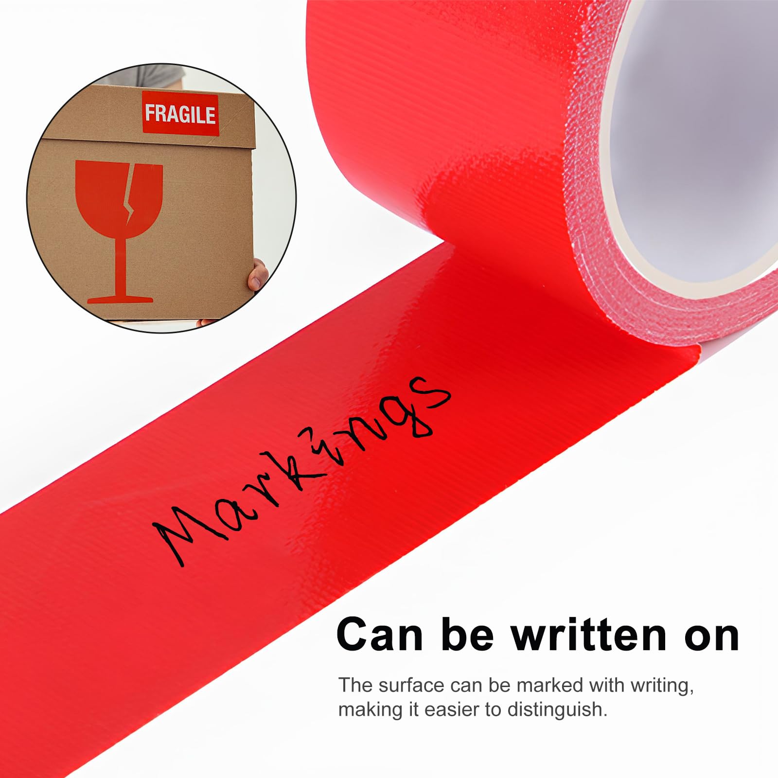 Lot De 3 Rouleaux De Ruban Adhésif Blindé Extra Fort-En Tissu