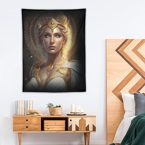 Miniatura 4 de Tapiz de dioses griegos antiguos, estampado de Afrodita, pintura artística, tapiz decorativo para el hogar, dormitorio, decoración moderna, tapices