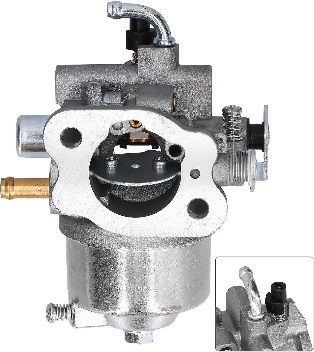 Pilipane Carburetor Assembly Fit for FH451V FH50038 4 Cycle Engine Aluminum Lawn Mower Accessory Includes Air Filter Oil Pump Oil Filter Oil Tube Paper Washer Buckle