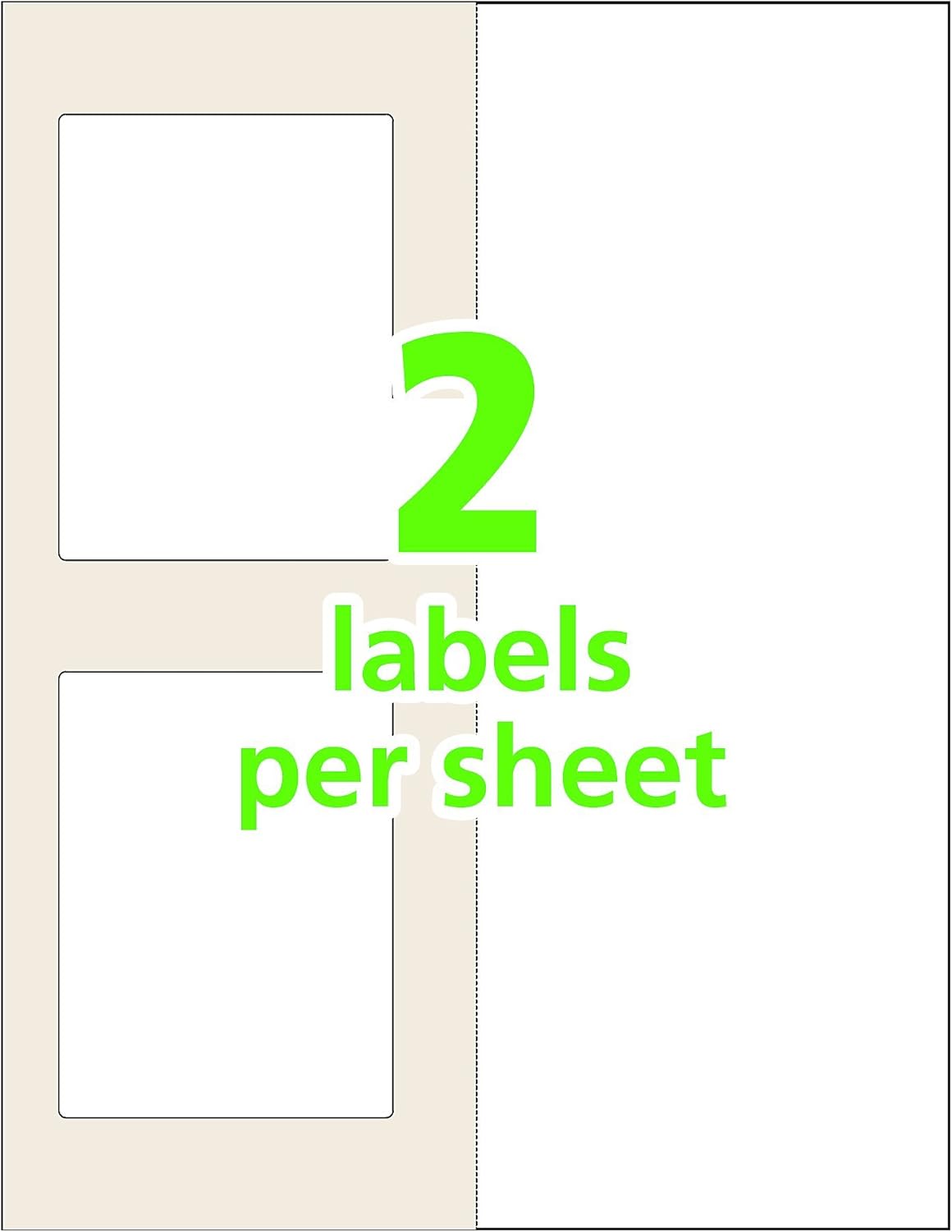 Avery 00756 Easy Align Self-Laminating ID Labels, Laser/Inkjet, 2 15/16 x 3 5/16, White (Pack of 100) : Industrial & Scientific