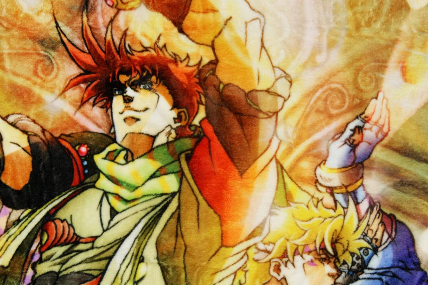 JoJo's Bizarre Adventure Anime JoJo and Dio Brando Manga Super Soft Plush Throw Blanket 45" x 60"
