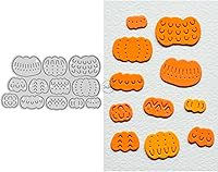 Vista 34 de DzIxY Troqueles de corte de metal para Halloween para hacer tarjetas, kit de álbumes de recortes, papel de relieve, troquelados, plantillas