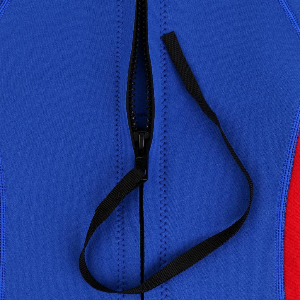 Wetsuit Enfant Combinaison Plongée Néoprène Protection Jumpsuit Sport Aquatique Fermeture Arrière Adapté à La Plongée Natation Surf Plage Taillexxs