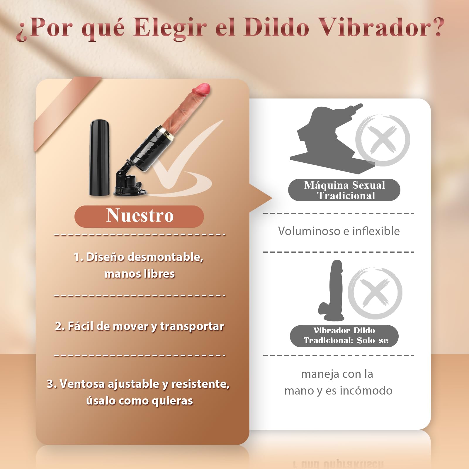 Dildodor Donna Giocattoli Erotici per Coppia Sessuale con 5 Push 7tion, Giocattoli Sexy... per donna con tion, telecomandato