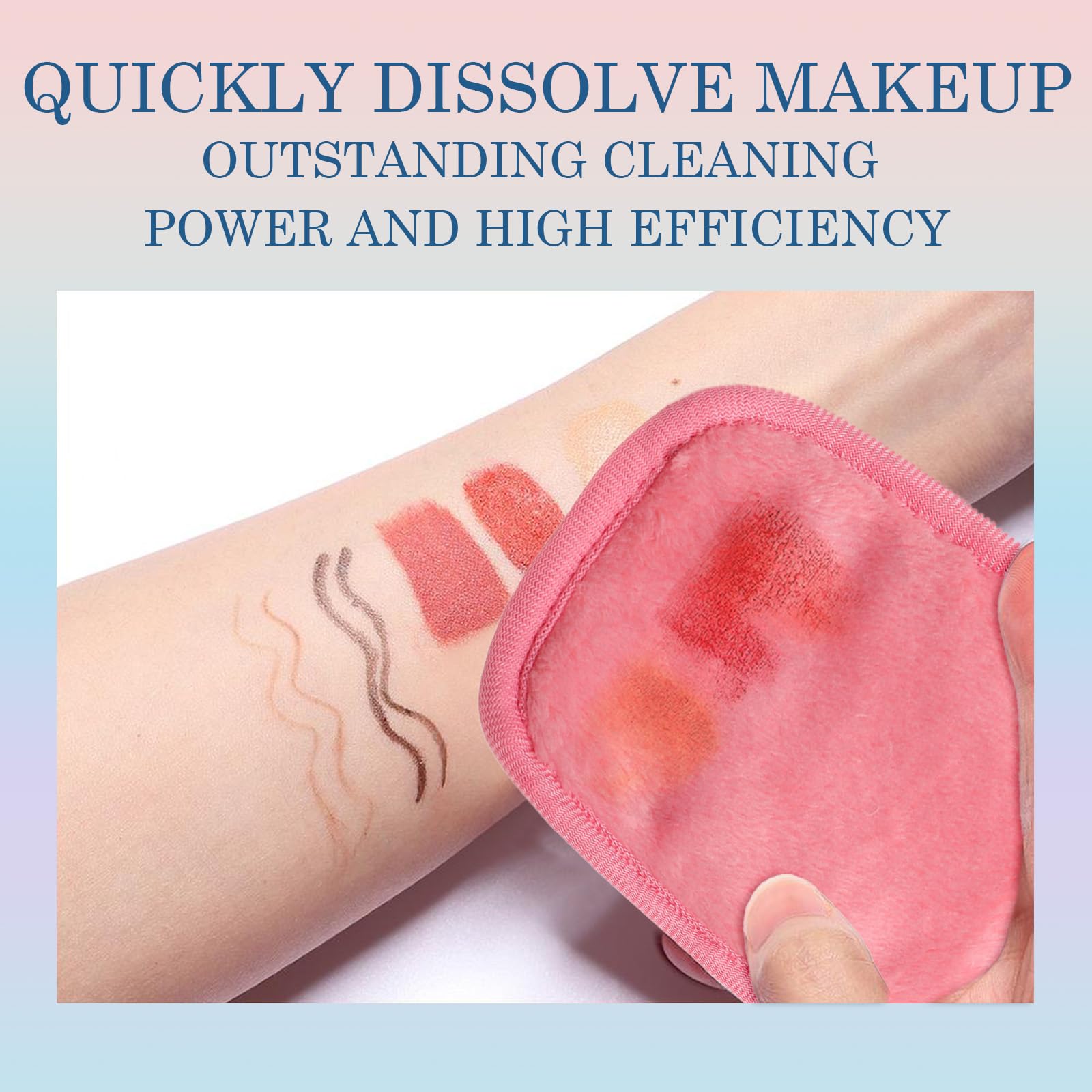 7 Pads Dischetti Struccanti Riutilizzabili, Salviette Struccanti per Viso con custodia, Spugnette Morbide, detergenti, senza nanoparticelle, per viso, occhi, labbra