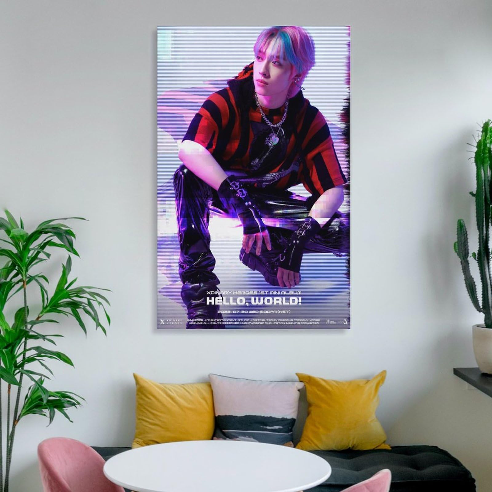 STAR Gaon Xdinary Heroes Hello World HANDSOME IDOLS ARTIST Poster