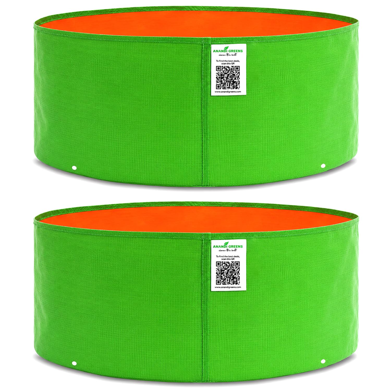 Anandi Green Grow Bags - Premium Plant Containers -8 Anandi Green Grow Bags - Premium Plant Containers -8