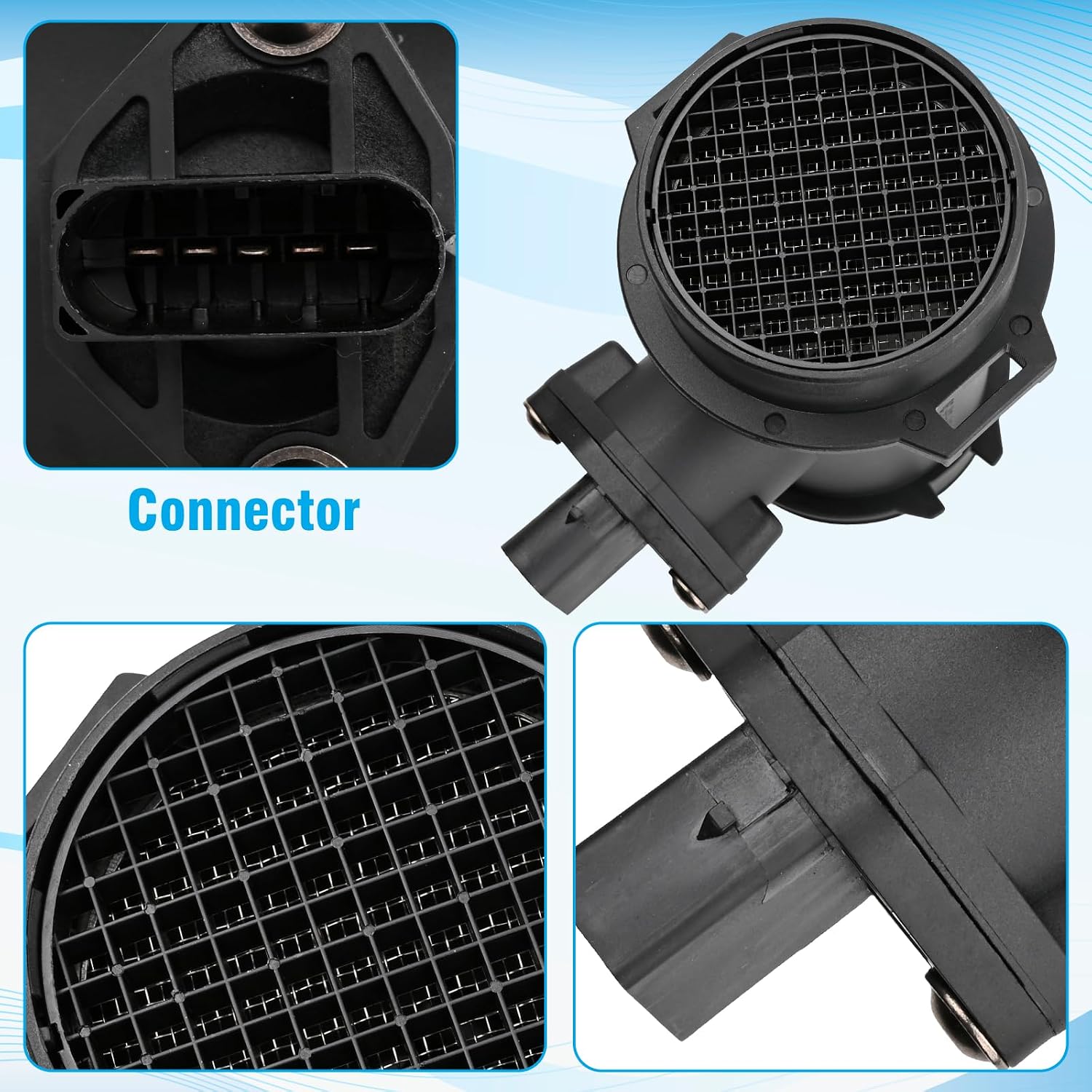 Mass Air Flow Sensor MAF Compatible With C230 1997-2000 SLK230 1998-2002 0280217114