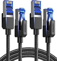 UGREEN Cat 8 Ethernet Cable 2 Pack 6FT - 40Gbps 2000MHz Braided Shielded for PS5 PS4 Xbox Gaming PC Router