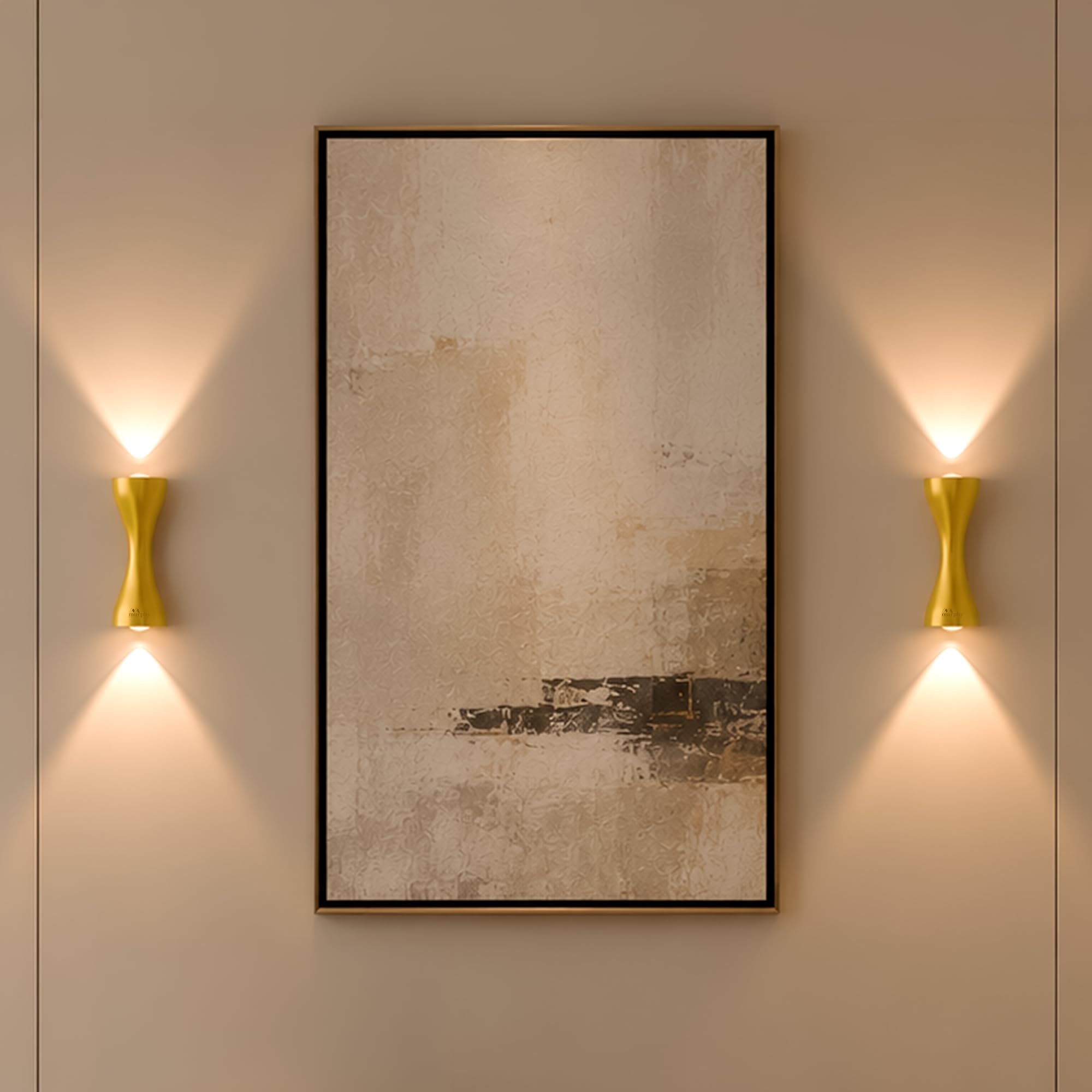 Auric Twist Wall Light - Gold Modern Sconce -8