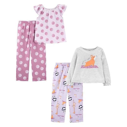 Simple Joys by Carter's Girls 4-Piece Poly PajamasPajama Set